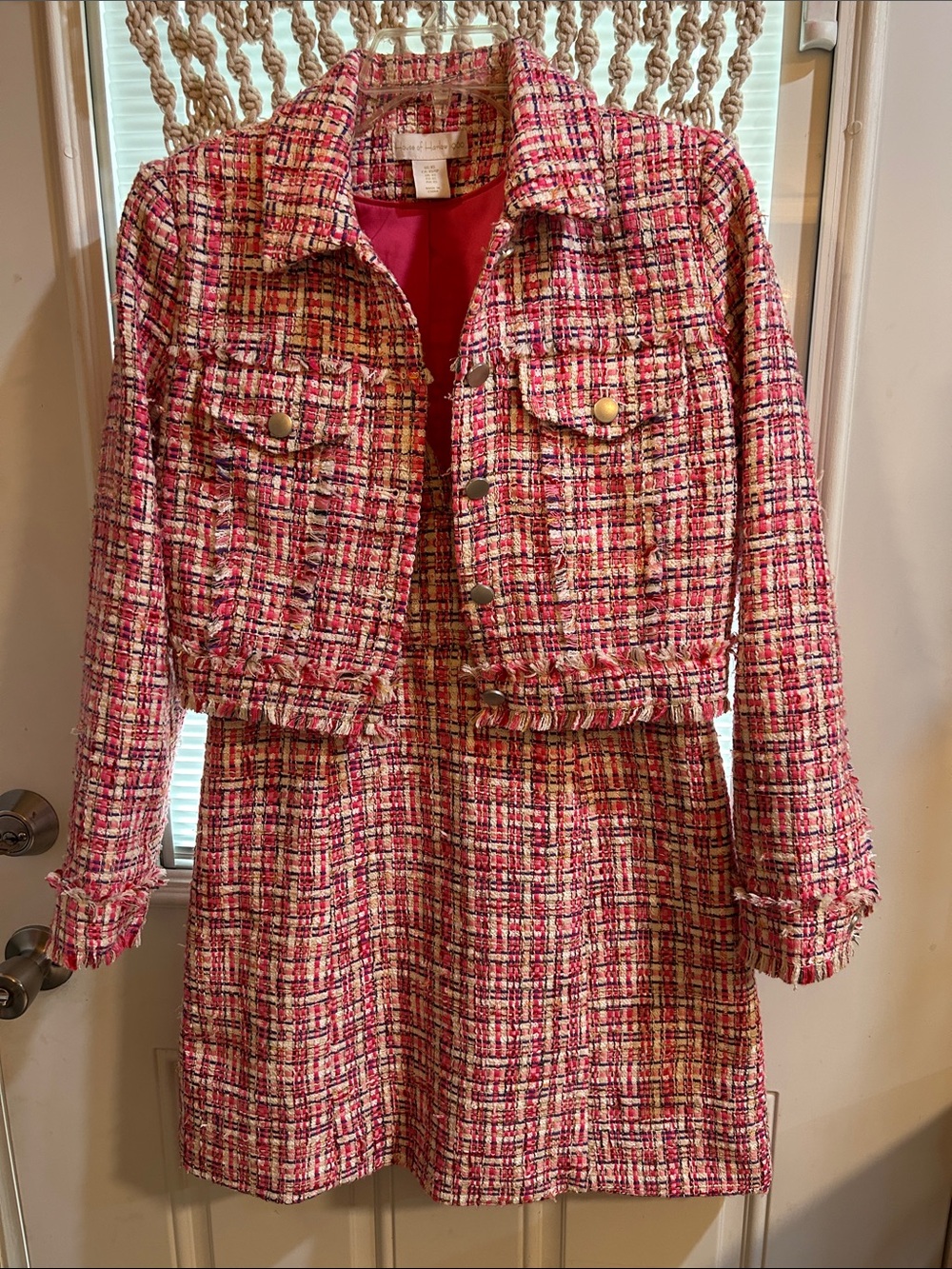 House of Harlow Tweed 2-piece set